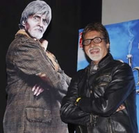 Amitabh Bachchan promoot nieuwe film