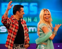 Salman Khan, hier op de foto met Pamela Anderson