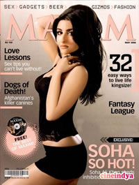 Bollywood actrice Soha Ali Khan