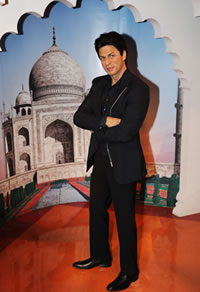 Bollywood - Wassen beeld Shahrukh Khan ook in New York