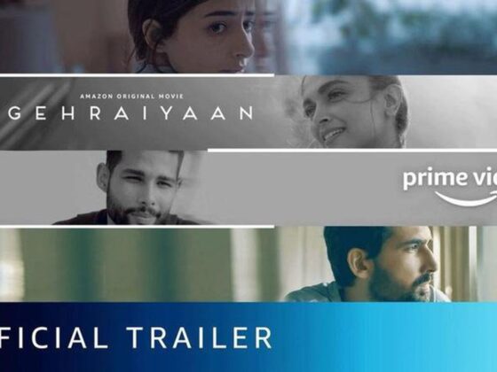 Bekijk de trailer van de Bollywood film  Gehraiyaan