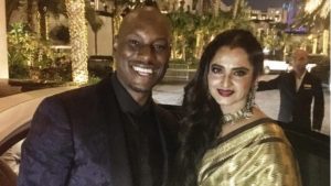 Tyrese Gibson vol lof over Bollywood actrice Rekha
