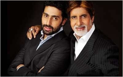 Bollywood - Amitabh en Abhishek Bachchan
