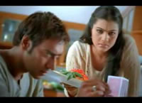 Bollywood - Ajay en Kajol in Whirlpool reclame