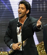 Hrithik Roshan kreeg de award voor beste acteur (in â€˜Krrishâ€™)