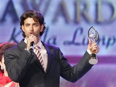 Bollywood - Award for Hrithik Roshan