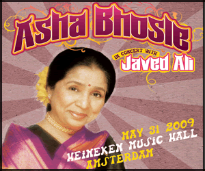 Bollywood diva Asha Bhosle in concert
