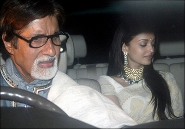Bollywood - Amitabh Bachchan en schoondochter