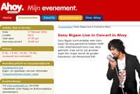 Sonu Nigam Live in Concert in Ahoy